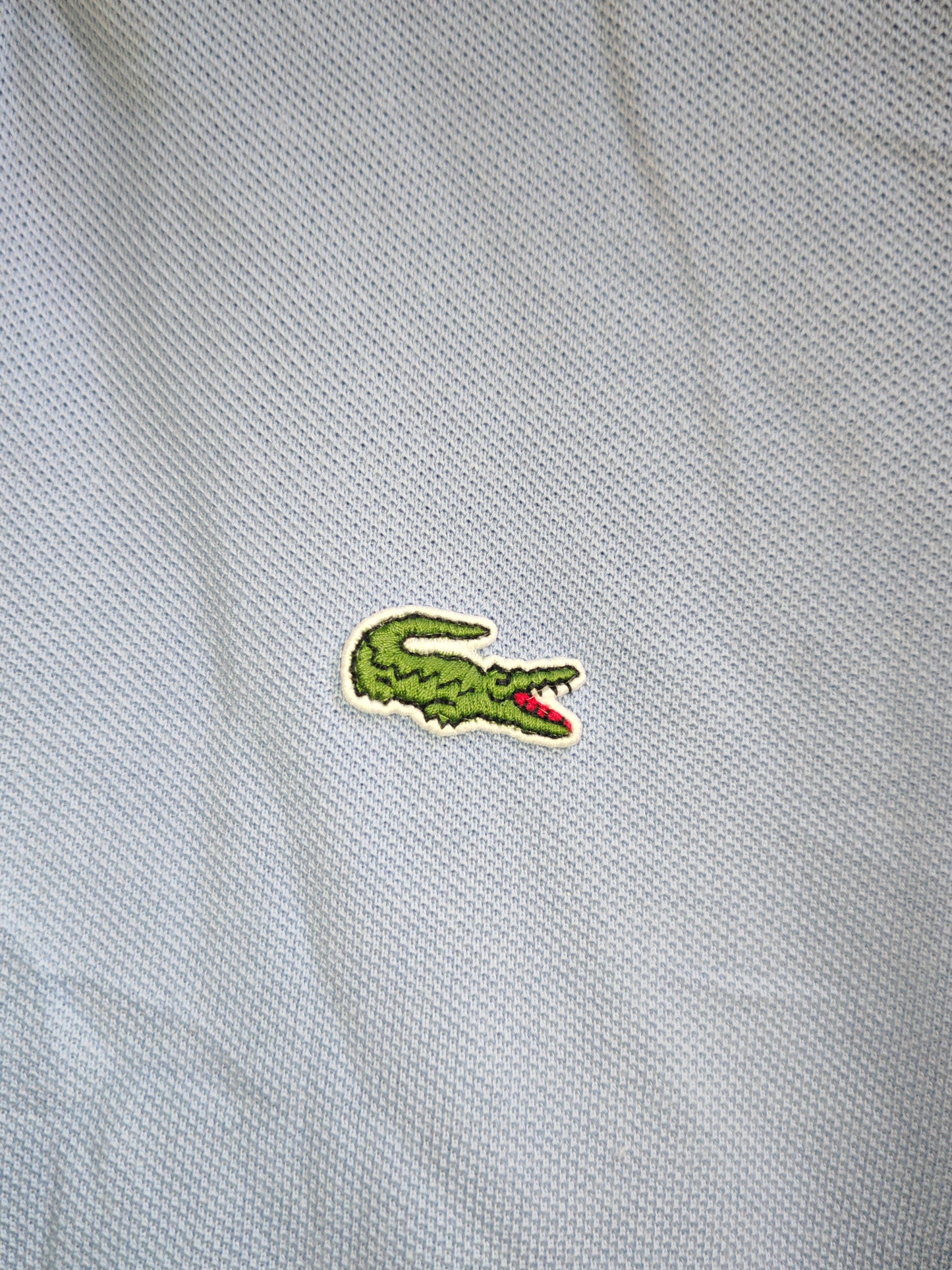 Polo Lacoste Vintage Azzurra Uomo Cotone