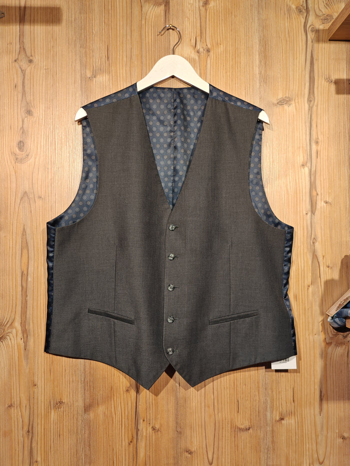 Gilet Elegante Alcott Uomo Grigio Antracite Taglia 56 Cerimonia Business Casual
