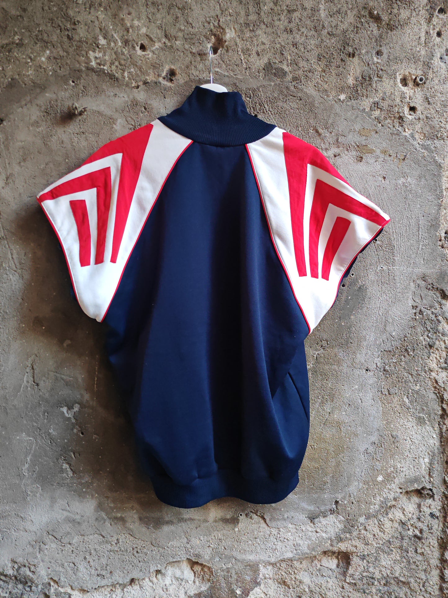 Gilet Adidas Vintage Track Jacket Navy Rosso Anni 80