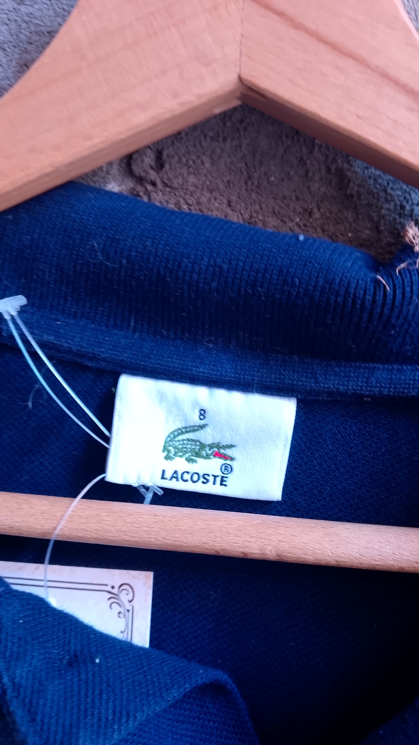 Polo Maniche Lunghe Lacoste Classic – Blu Navy Vintage Taglia Extra Large (8 / XXL-3XL)